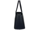 Chiara 3 részes sötétkék rostbőr női táska oldalról M800 