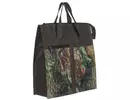 Kép 1/4 - Elöl két zsebes fakéreg mintás barna bevásárló táska