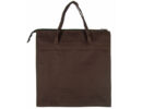 Fakéreg mintás barna bevásárló táska háta
