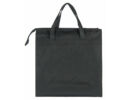 Fakéreg mintás fekete bevásárló táska háta