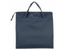 Kék-bordó bevásárló táska háta