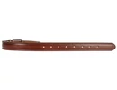 Kép 3/5 - 3 cm széles egész bőr, hosszában nyomott konyak színű öv, 135 cm