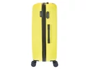 Kép 3/7 - Vanko L-09 citromsárga bőrönd 28&quot; oldala