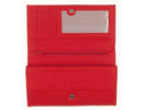 111-2v piros műbőr brifkó pénztárca fedele