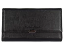 Kép 5/7 - Fekete 19 cm hosszú pincér tárca brifkó Absolut Leather