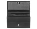 Kép 3/7 - 18 cm-es  fekete 6 zsebes brifkó, fóliás fedeles pincér tárca American Pride