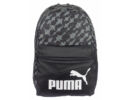 Puma 079948 01 szürke mintás fekete hátizsák eleje