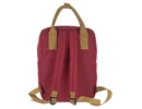 Kép 2/3 - Rhino bag 7013-1 bordó női hátizsák háta
