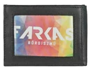 Kép 5/5 - Farkas 031 fekete bőr kártyatartó háta