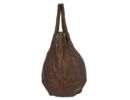 Laza tartású mogyoró színű műbőr női táska Briciole