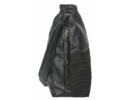 Lida 2418 fekete műbőr női táska oldala