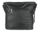 Lida f6756 szürke csíkos fekete női táska háta