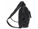 Romina d190 fekete 2in1 női műbőr táska oldalról hátizsákként