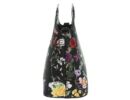A 6026 hl virágmintás fekete női táska oldala