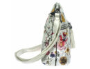 Urban Style 271 virágos fehér női táska oldala