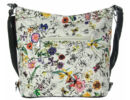 Urban style 2894 virágos fehér női táska háta