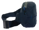 Kép 3/5 - HI-TEC belly bag kék vászon övtáska oldala