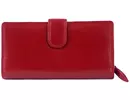 Kép 10/10 - La Scala 452 piros női bőr pénztárca hátulról