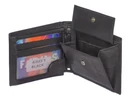 Kép 3/7 - Always Wikd 46017 fekete bőr pénztárca aprótartója