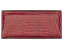 A Moretti d78 piros lakkbőr pénztárca háta