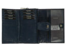 Cavaldi rd-21 kék bőr pénztárca kártyatartó része