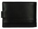 Corvo B 1021/t fekete bőr pénztárca háta