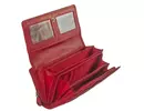 Kép 2/7 - Gina Monti 8677 kártyatartós piros bőr pénztárca belseje