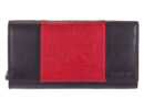 Gina Monti 8689 fekete-piros bőr pénztárca eleje