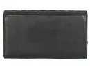 Kép 6/7 - Giultieri sun100 fekete bőr pénztárca háta