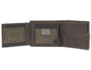Green deed afg1021/t barna nyersbőr pénztárca fénykép tartói