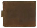 Kép 7/7 - Hunter 643-l magyar címeres barna bőr pénztárca háta