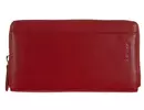 Kép 3/5 - LaScala 1334 piros bőr pénztárca eleje