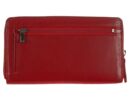 LaScala 1334 piros bőr pénztárca háta