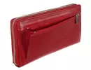 Kép 5/5 - LaScala 1334 piros bőr pénztárca hátsó zsebe