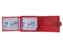 La scala adc11 piros bőr pénztárca fotó tartói