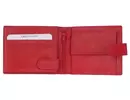 Kép 3/7 - La scala adc11 piros bőr pénztárca nyitva