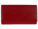 LaScala dco438-piros bőr pénztárca eleje