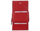 LaScala dgn36 kicsi piros női bőr pénztárca kártyatartói