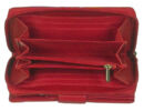 La scala dgn443 piros női bőr pénztárca aprótartója