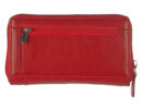 La scala dgn443 piros női bőr pénztárca háta