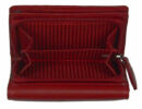 Lascala 82221 kicsi piros bőr pénztárca aprótartója