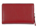 Lascala 82221 kicsi piros bőr pénztárca háta