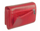Lascala dn57006 piros női bőr pénztárca hátsó zsebe