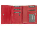 Lascala dn57006 piros női bőr pénztárca kártyatartói