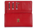 La Scala tgn452 piros női bőr pénztárca fedele