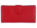 Kép 10/11 - La Scala tgn452 piros női bőr pénztárca hátulról