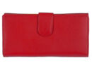 La Scala tgn452 piros női bőr pénztárca hátulról
