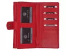 Kép 8/11 - La Scala tgn452 piros női bőr pénztárca hátsó kártyatartói