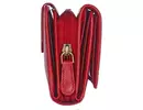 Kép 9/11 - La Scala tgn452 piros női bőr pénztárca oldala