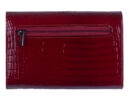 Lorenti 76112-rs piros lakkbőr pénztárca háta